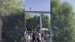Young boy safe after walking onto monorail track at Hershey Park