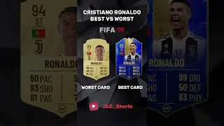 CRISTIANO RONALDO BEST VS WORST CARD ⚽️❤️🐐 #football #ronaldo #rating @JLC_Vid621