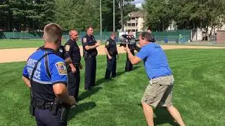 Behind the Scenes as the Bristol CT Police Department takes the lip sync challenge.