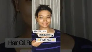 ✨My hair oil routine that stopped my hairfall ! #hairfallsolutions #haircare #hairoil #hairgrowthoil
