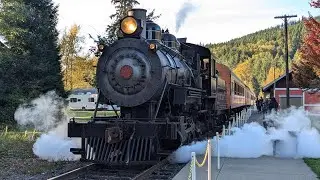 Polson Logging Co 2-8-2 #70 at the Mt. Rainier Scenic Railroad