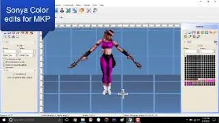 Sonya Sprites color edits