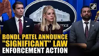 Генеральный прокурор США Пэм Бонди и директор ФБР Кэш Патель объявили о «значительных» действиях ...