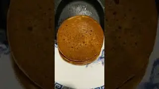 Golden-brown pancake perfection #PancakeRecipe #Homemade #Foodie #Delicious #PancakeLovers