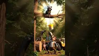 #raccoon #pixar #animation #forest #funny #shorts #hero #adventure #comedy #nature