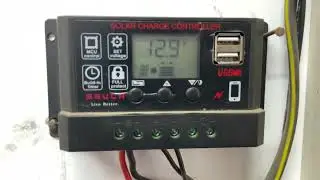 Solar Charge Controller 100 Ah Battery & 200 Watt Solar Panel Back up Lights Printers Laptop time