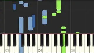 How to play &lsquo;Tranquility&rsquo; by M Huncho (synthesia tutorial)