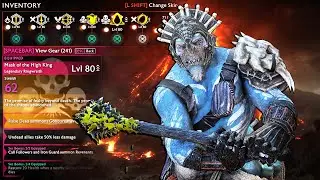 SHADOW OF WAR - UNIQUE BLACKGUARD OVERLORD ASSASSIN IN NEMESIS MORDOR DIFFICULTY GRAVEWALKER