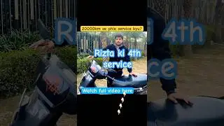 Why did you get the service done before 20000km? Rizta's fourth service. #atherrizta #electricveh...