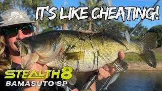This New Japanese Lure Changes Bank Fishing FOREVER - Geecrack Stealth 8 | BAMASUTO SP
