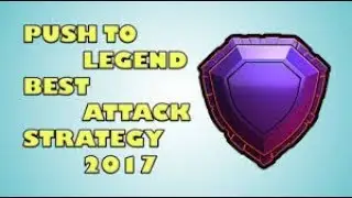 BEST TH10 LEGEND TROPHY PUSHING STRATEGY 2017 - TH10 Vs TH11 2 Star - Queen Walk + Bowler +Valkery