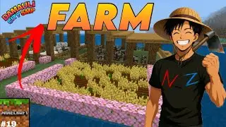 Building an Easy Minecraft Barn for All Animals &ndash; Step by Step 🇳🇵| Damauli City SMP Ep 19 | #nitishz