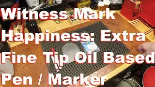 Маркер Witness Mark Happiness: ручка/маркер на масляной основе с очень тонким наконечником.