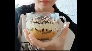 Eating sesameseed /Ragi /Flax seeds and chili with passionfruit