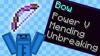 Crafting A GOD TIER BOW - Vanilla Minecraft