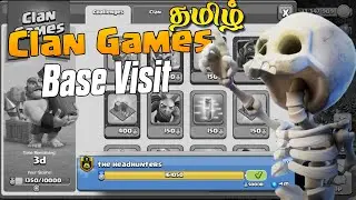 🔴தமிழ் Clash Of Clans | Farming | Clan Games and base visit #coc #tamil #live