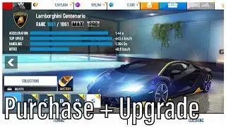 Asphalt 8 | Lamborghini Centenario Purchase + Upgrade Cost