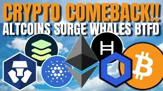 CRYPTO COMEBACK!!! Crypto.com, FUSE, Fantom, Chainlink, Injective, AAVE, Polygon (MATIC), Balancer 🔥