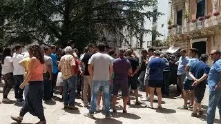 Martina Franca - Festa di San Martino 2014 - La protesta dei giostrai