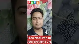 How to open pan center | Free Nsdl Pan ID | Paper less pan card Id | Instant pan ID