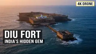 The Most Beautiful Fort in India? Diu Fort Cinematic Drone Shots | Diu Fort 4K Drone View