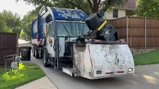 Multiple Waste Connections Trucks in Frisco, Texas!