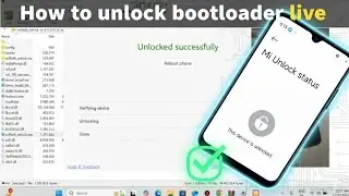 Unlock bootloader Live | Poco x6 Pro Android 16 |Hyper os 3.0.3.0 Chinese ROM unlock bootloader