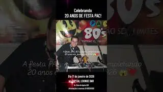 20 YEARS OF PAC PARTY!