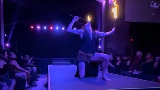Fire Eating to Violin from Queen of the Damned