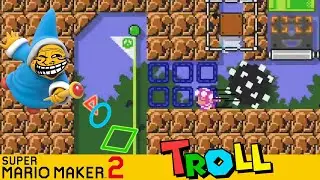 NOOOOO! MI META! 🤣🤣🤣 | Nivel troll | SMM2 en español