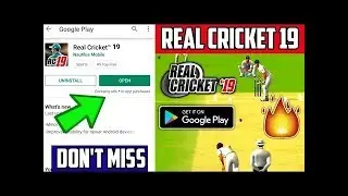 🔥 Real cricket 19 !! trailer released , real time multiplayer, wcc rivals , wcb t20