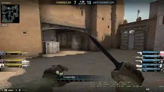 CS GO  ACE 1 BULLET 2 MEN  AWP