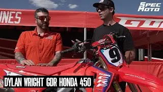 Dylan Wright GDR Honda 450 | Tech Spec