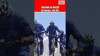 650 KM Across Ladakh &ndash; Indian Army&rsquo;s Tribute to Kargil War Heroes #shorts