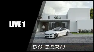 LIVE 1 - CENA PINTEREST [04] EXTERNA DO ZERO - Modelando no Sketchup e render no Corona Renderer