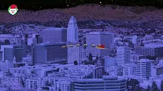 Santa spotted in Los Angeles, California, United States 🎅🏼🎥 | TrackingSanta 2023