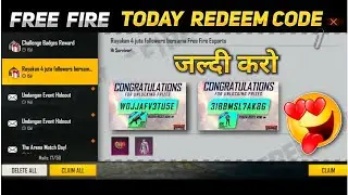 UMP Redeem Code Free Fire | 21 June Redeem Code Free Fire | Free Fire Today Redeem Code |