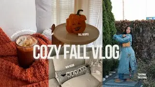 Cozy Fall Vlog : Days in my Life, Fall Meals, Baking, Fall decor Shopping + MORE