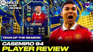 Una diga !! Casemiro 94 TOTS Player Review Fifa 23