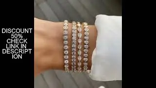 Various Shaped Geometric Bezel Cubic Zirconia 5A CZ Tennis Chain Bracelet Classic Fashion Women Jewe