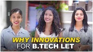 Why Innovations for B.Tech LET | No.1 LET Coaching Centre in Kerala