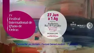 Jan Michiels Recital Festival Oeiras   Lissabon 11 juli 2021