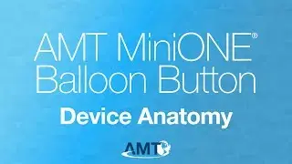 AMT MiniONE&reg; Balloon Button G-Tube Device Anatomy