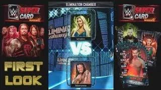 WWE SuperCard Season 4 First Look Beast, Monster & Titan Tier Catalog + Elimination Chamber Gameplay
