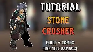 AQW | COMO JOGAR DE STONECRUSHER - CLASS TUTORIAL (DOT INFINITO!?)