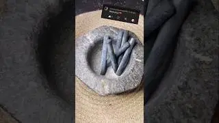 New #black 🖤 school chalk crushing satisfying asmr PART 1 ..volume UP!! #enjoy #fyp #supportme