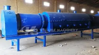 2024 New Type Continuous Carbonization Machine ,1500-3500KG/H.#carbonization #charcoal