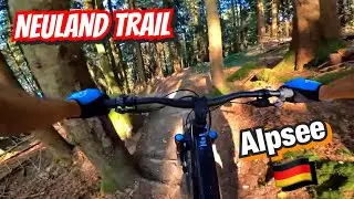 Now it’s Red! Neuland Trail in Immenstadt, Germany