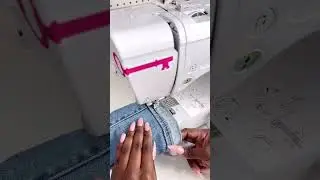 How to Shorten Jeans #sewingsecrets #sewinghack #sewingmadeeasy