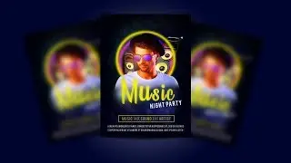 How to Design a Music Party Flyer | Photoshop CC Tutorial